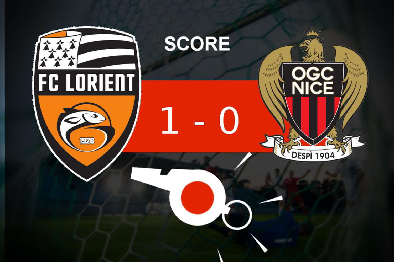 Lorient-Niza: el FC Lorient está haciendo el trabajo (1-0), resumen de la reunión