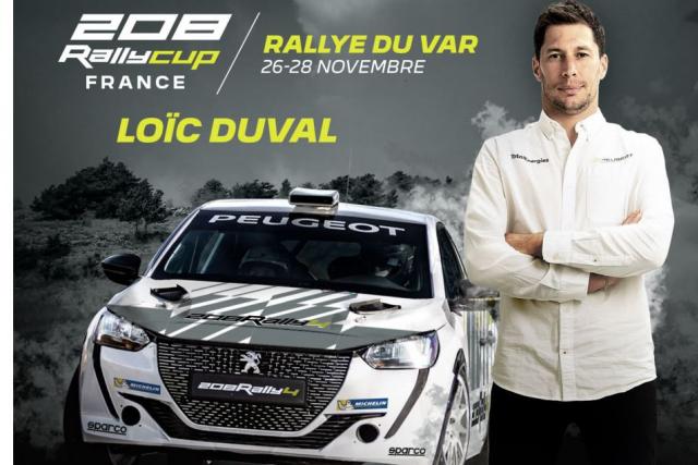  Loïc Duval, entró en el Rallye du Var: 