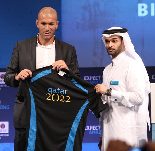Zidane apoya a Qatar en 2010