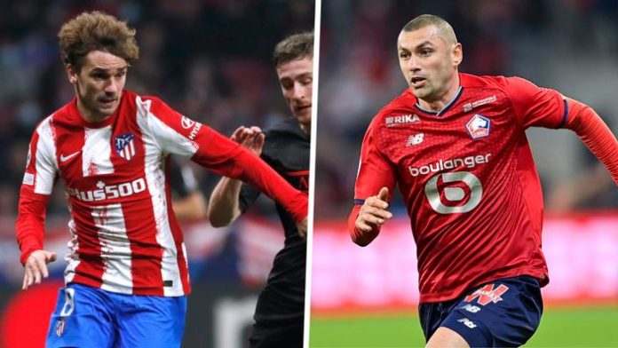 Antoine Griezmann (Atlético) et Burak Yilmaz (Lille) jouent leur qualification en huitièmes de finale de C1 cette semaine.