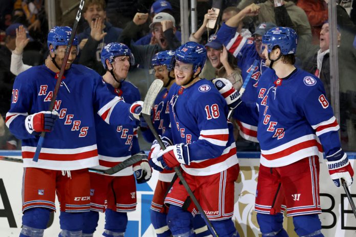  viernes en la NHL |  Rangers derrota a los Pingüinos 5-1

