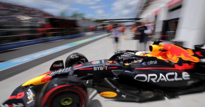 Verstappen controla la entrada a la práctica del Gran Premio de Canadá

