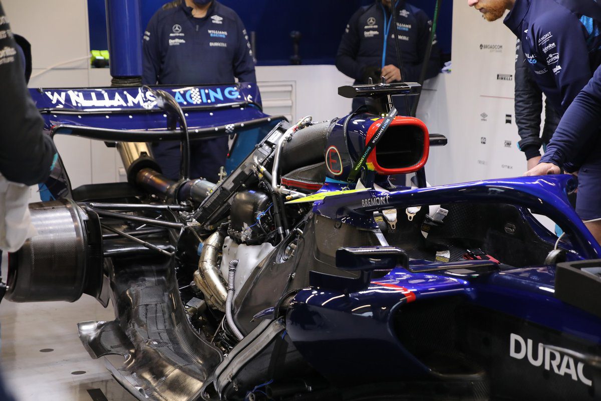Detalles del motor Williams FW44