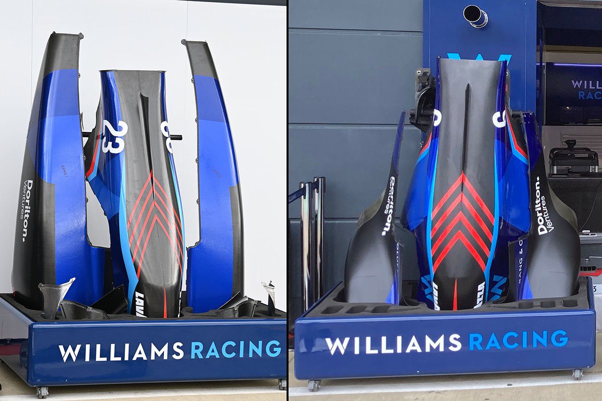 Ambas especificaciones del capó están en Williams.