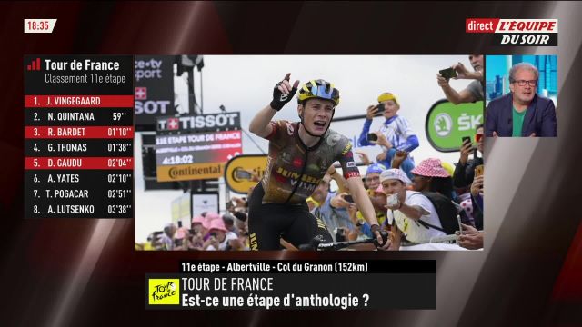 Tour de Francia: Jonas Vingegaard (Jumbo) gana la cima de Granon y gana el maillot amarillo de Tadej Pogacar

